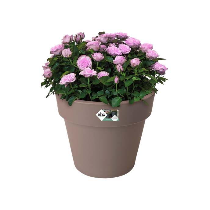 green basics top planter 30cm taupe
